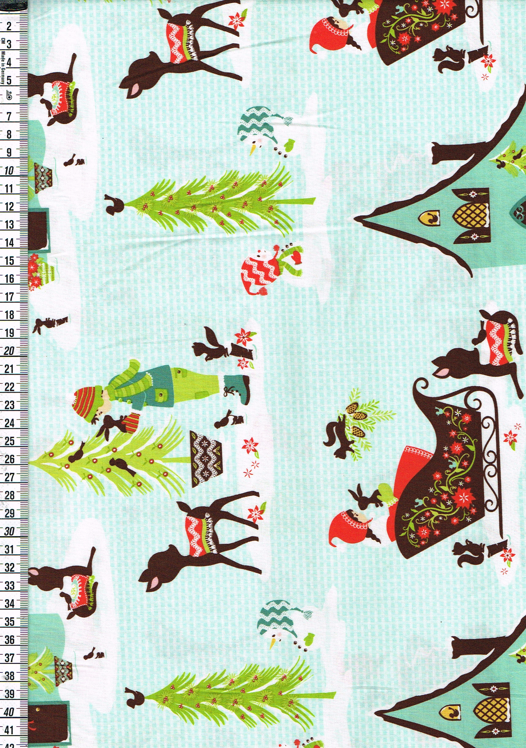 Patchwork - weihnachtliche Winterlandschaft