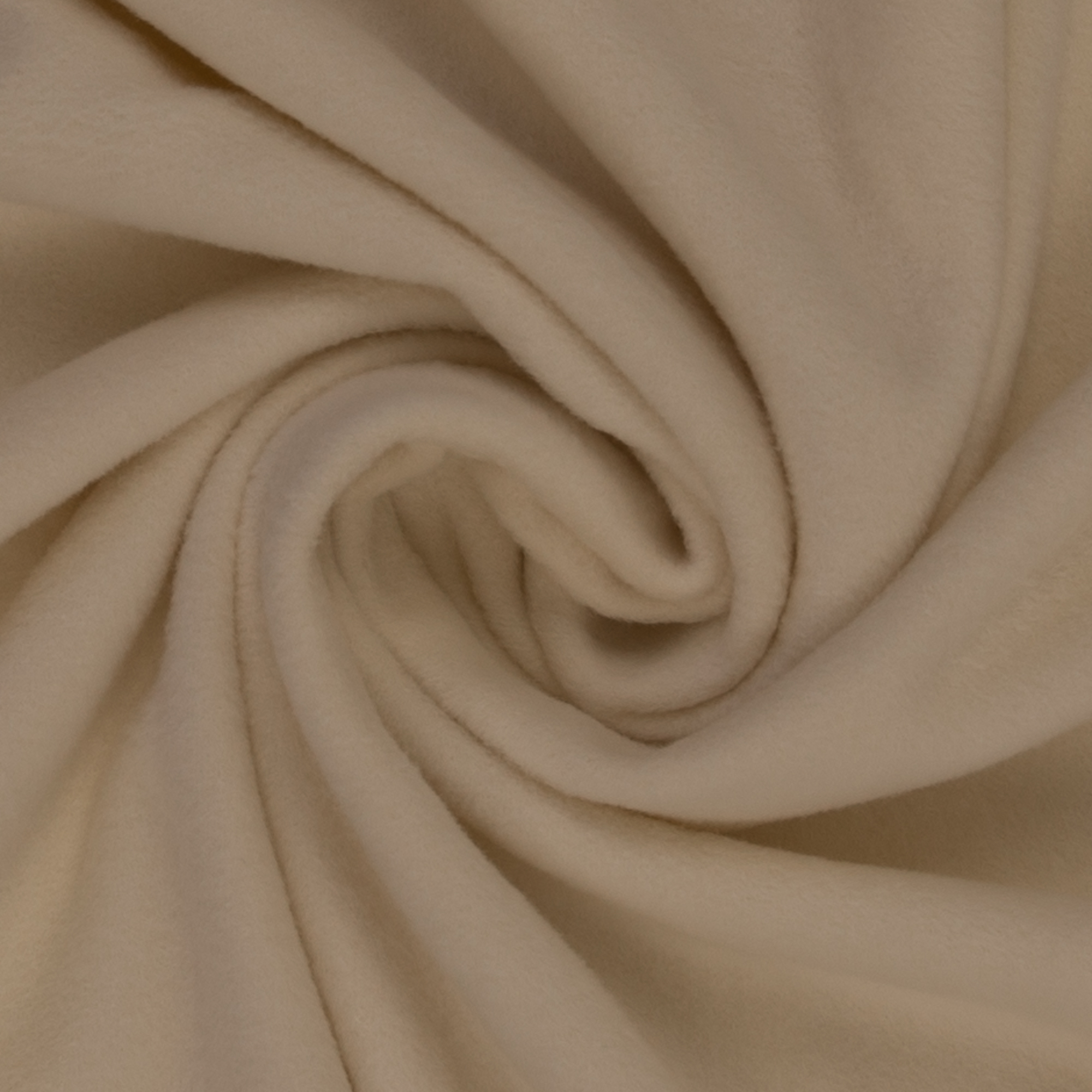 Baumwollfleece - Carlos camel