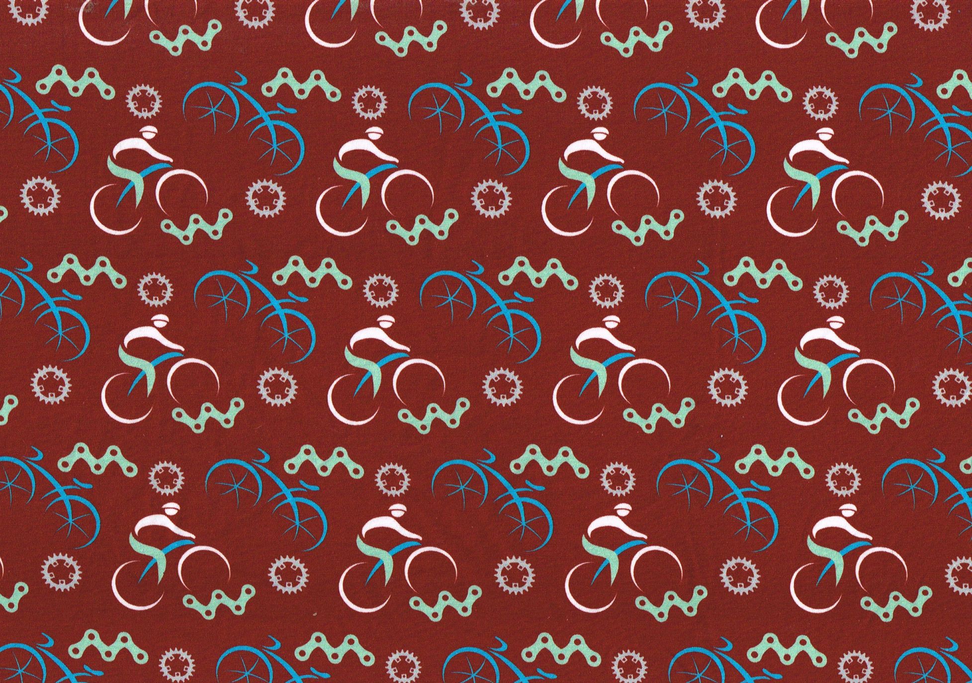 Eigenproduktion - Baumwolljersey - Fahrrad rot