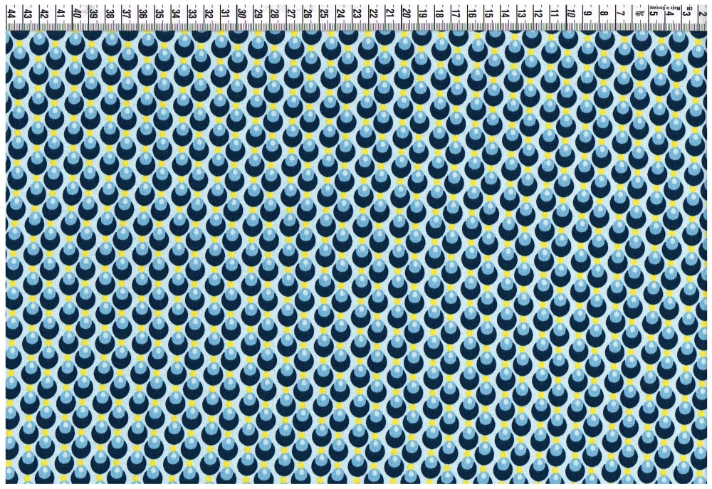 Viskosejersey - Geometrisch gemustert, Punkte, lichtblau