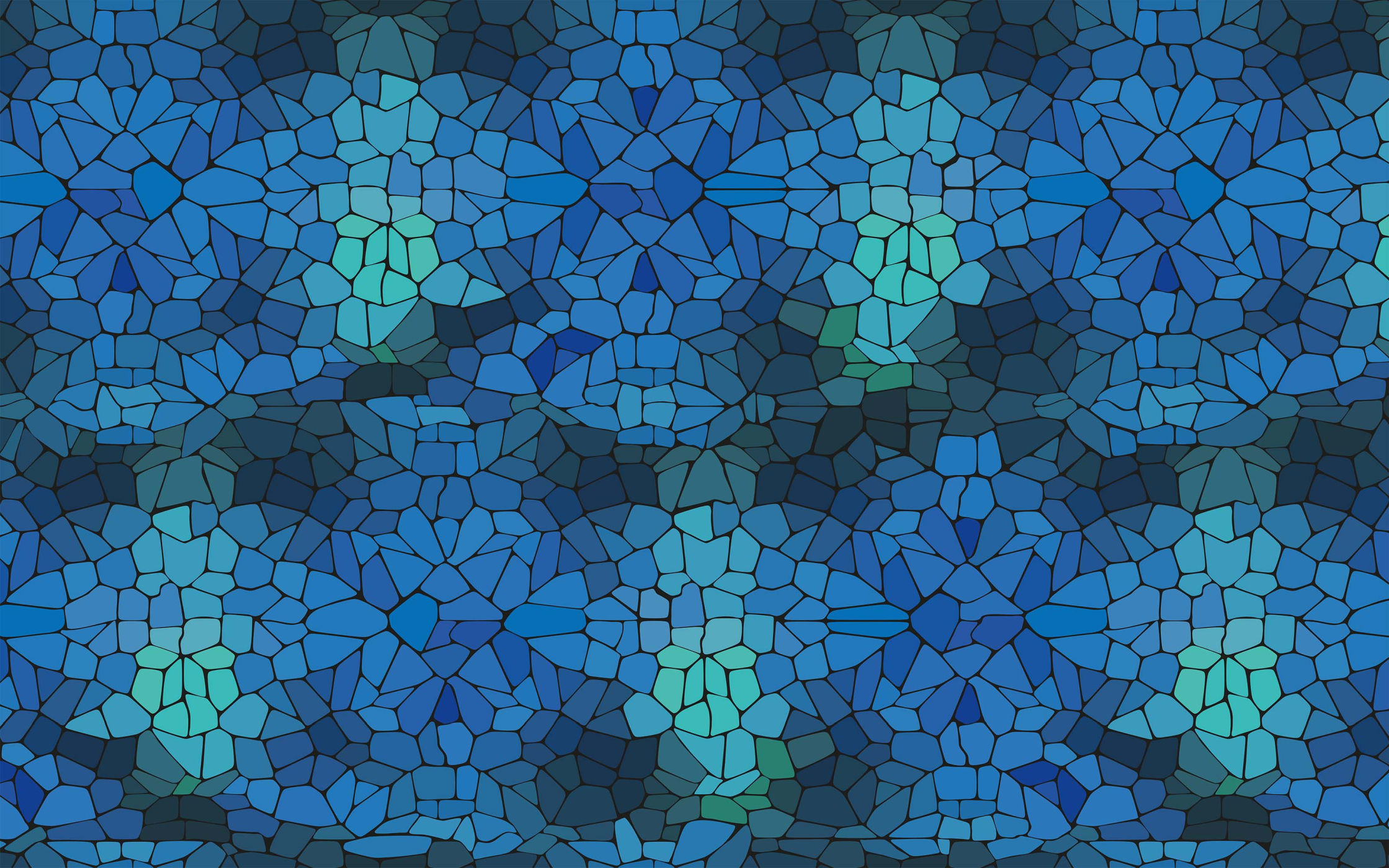 Baumwolljersey - Mosaiik - Mehrere Varianten zur Auswahl