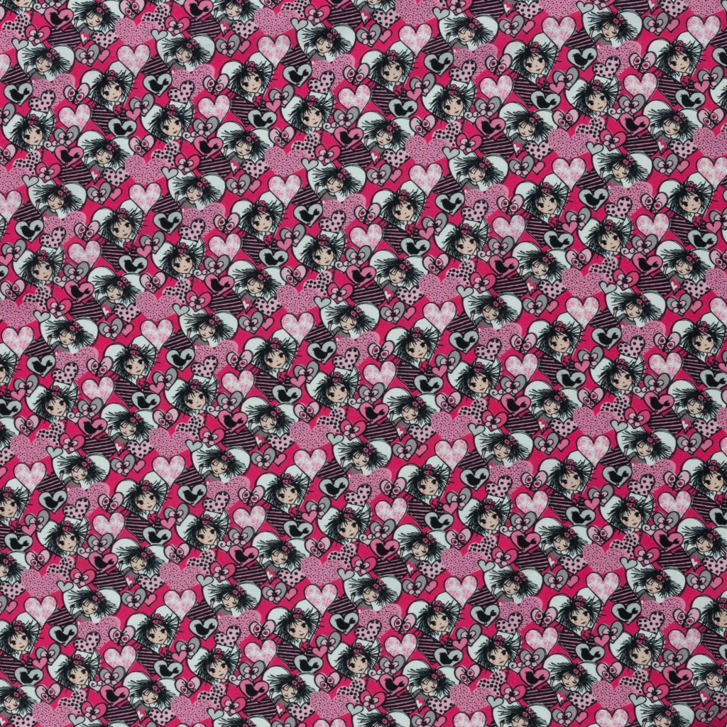 Baumwollgewebe - Valerie Papillon by Steinbeck - Mädchen pink