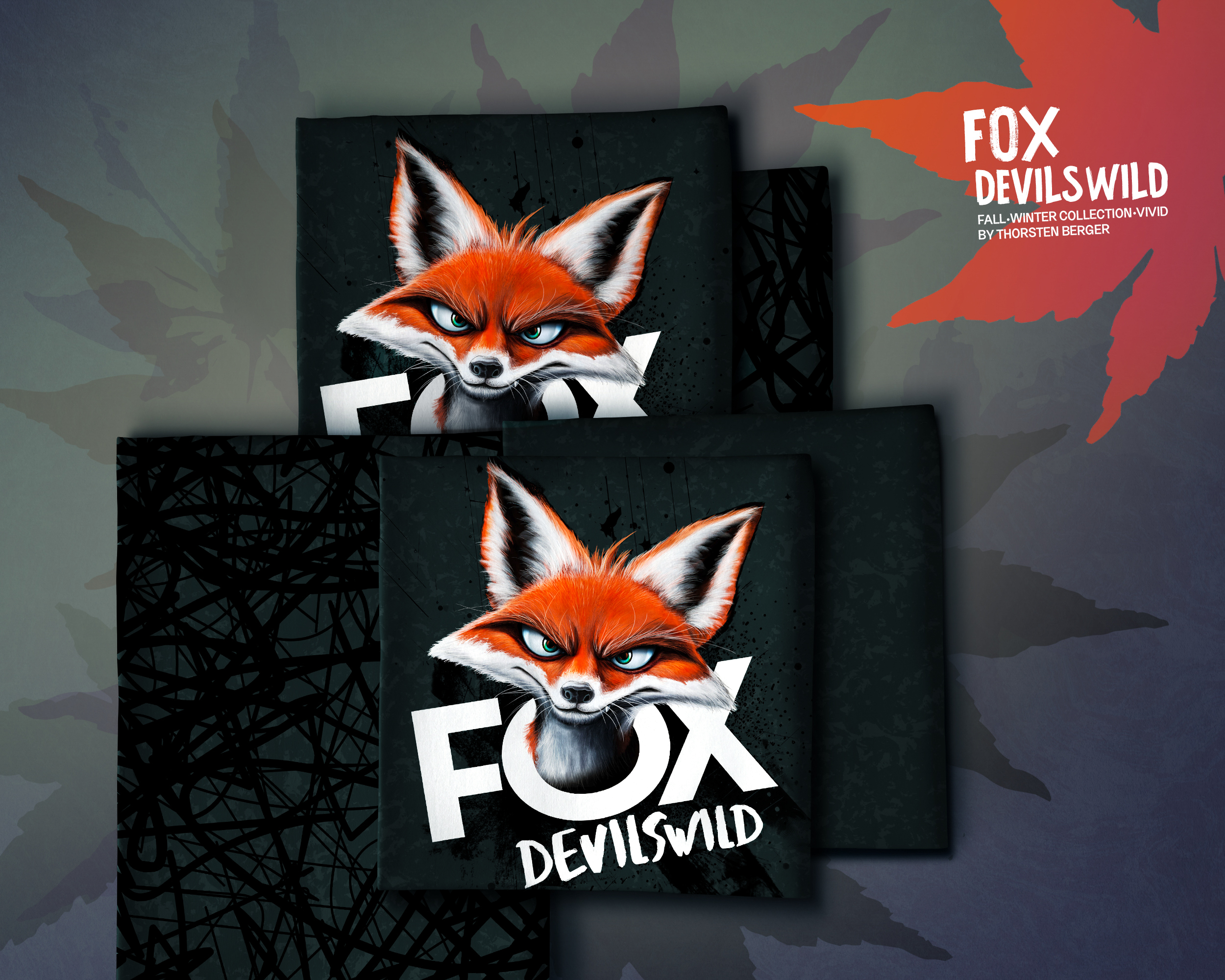 French Terry - Fox Devilswild by Thorsten Berger