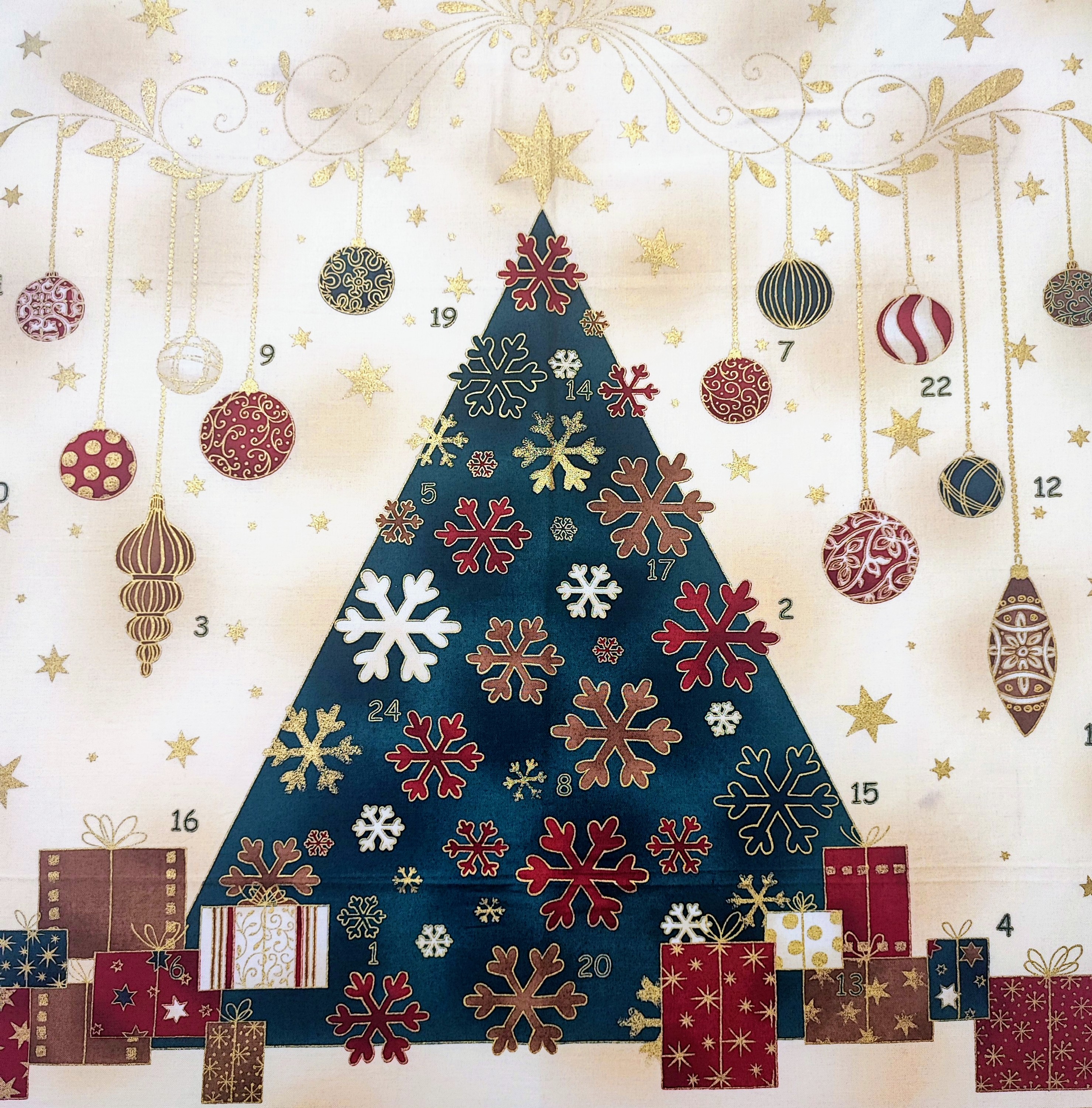 Adventskalender Panel - Weihnachtsbaum