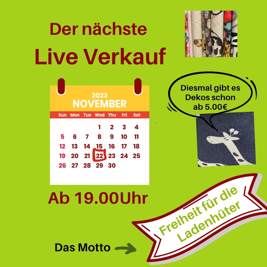 Liveverkauf 22.10.2023