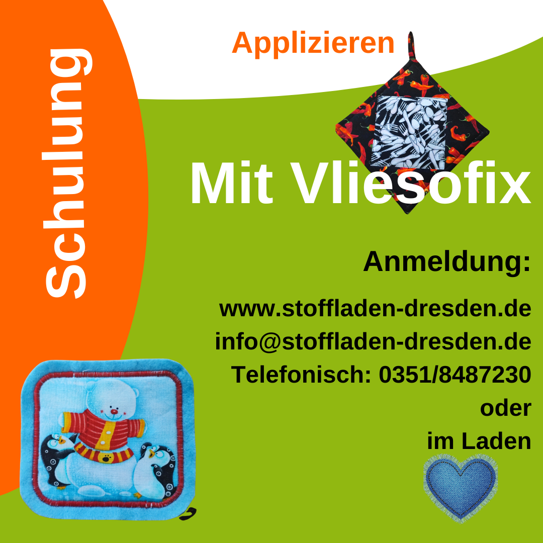 Schulung Vliesofix /Applizieren