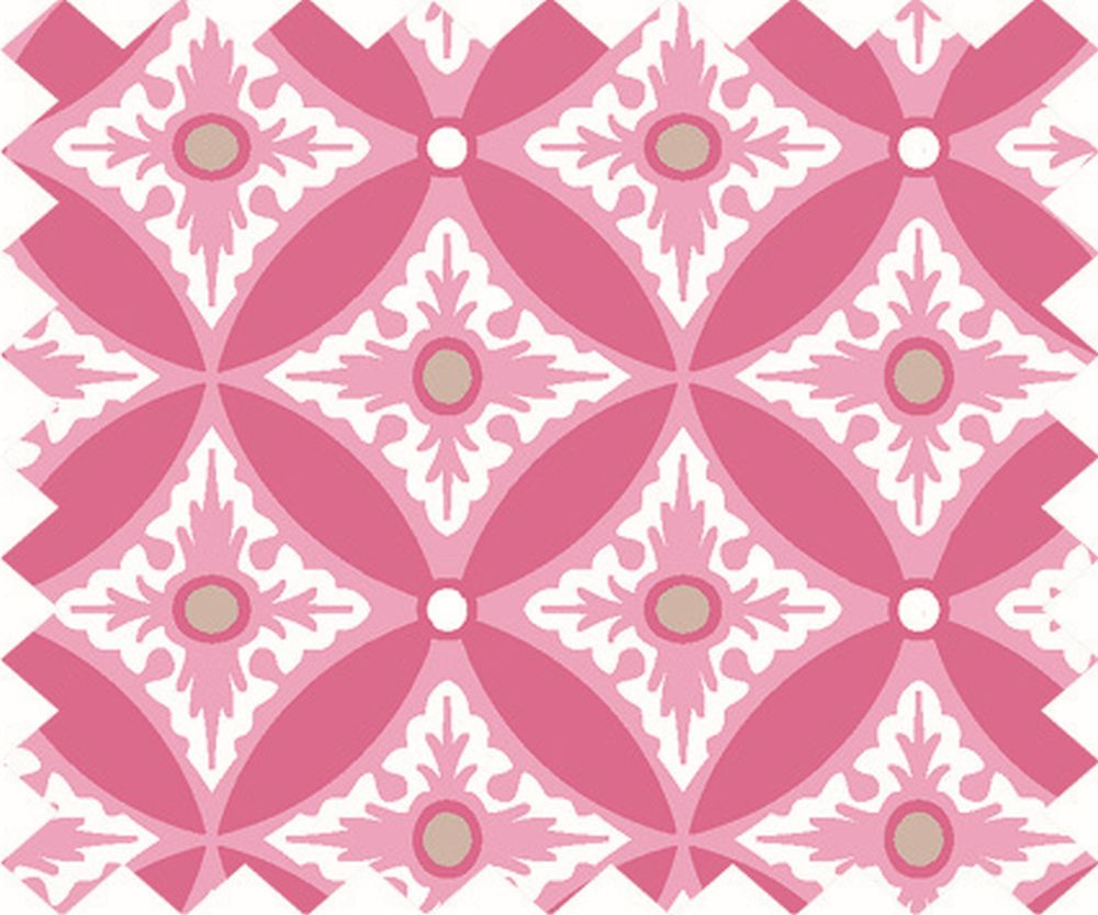 Baumwolljersey - Pink Circles
