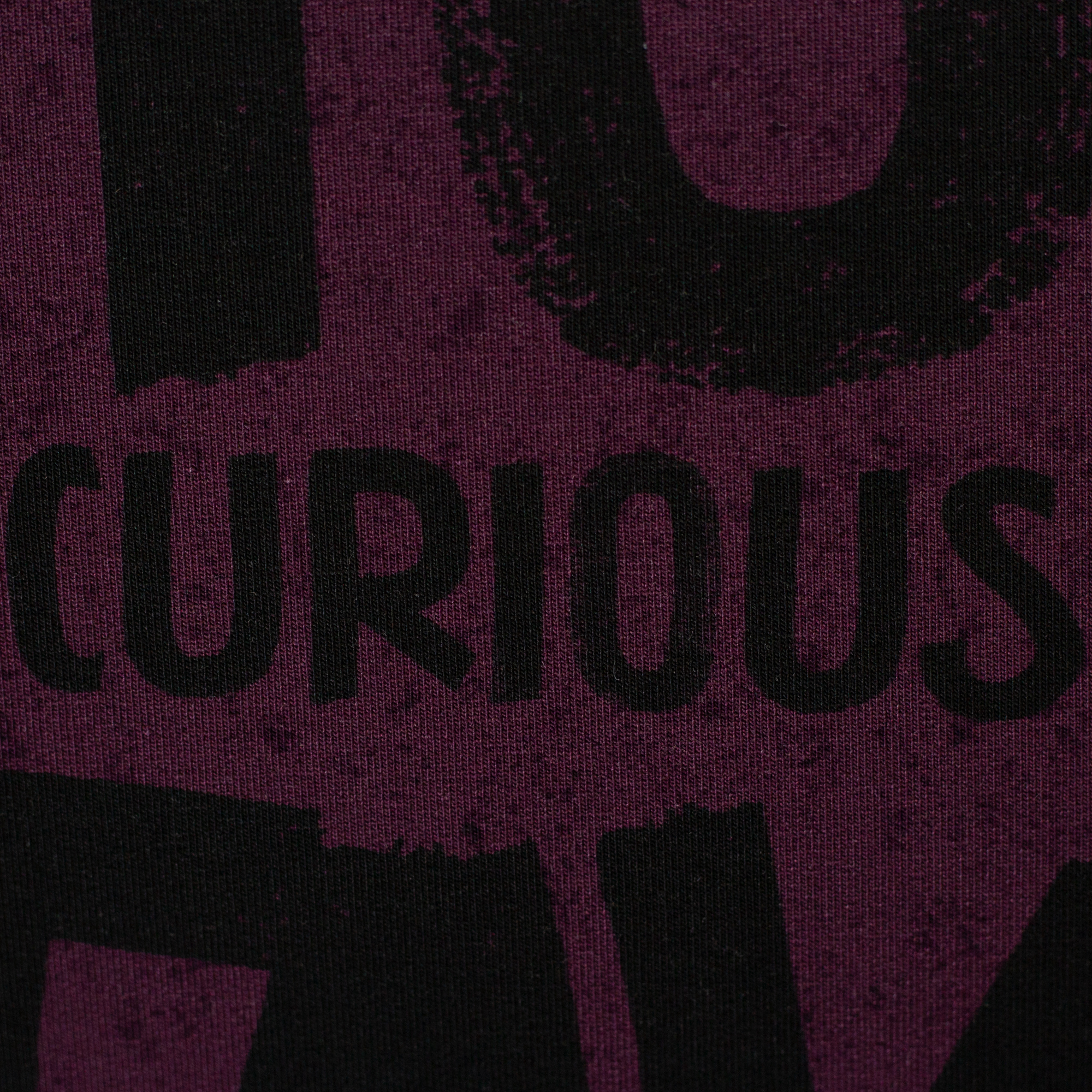French Terry - Stay Curious Schriftzug  Beistoff by Thorsten Berger