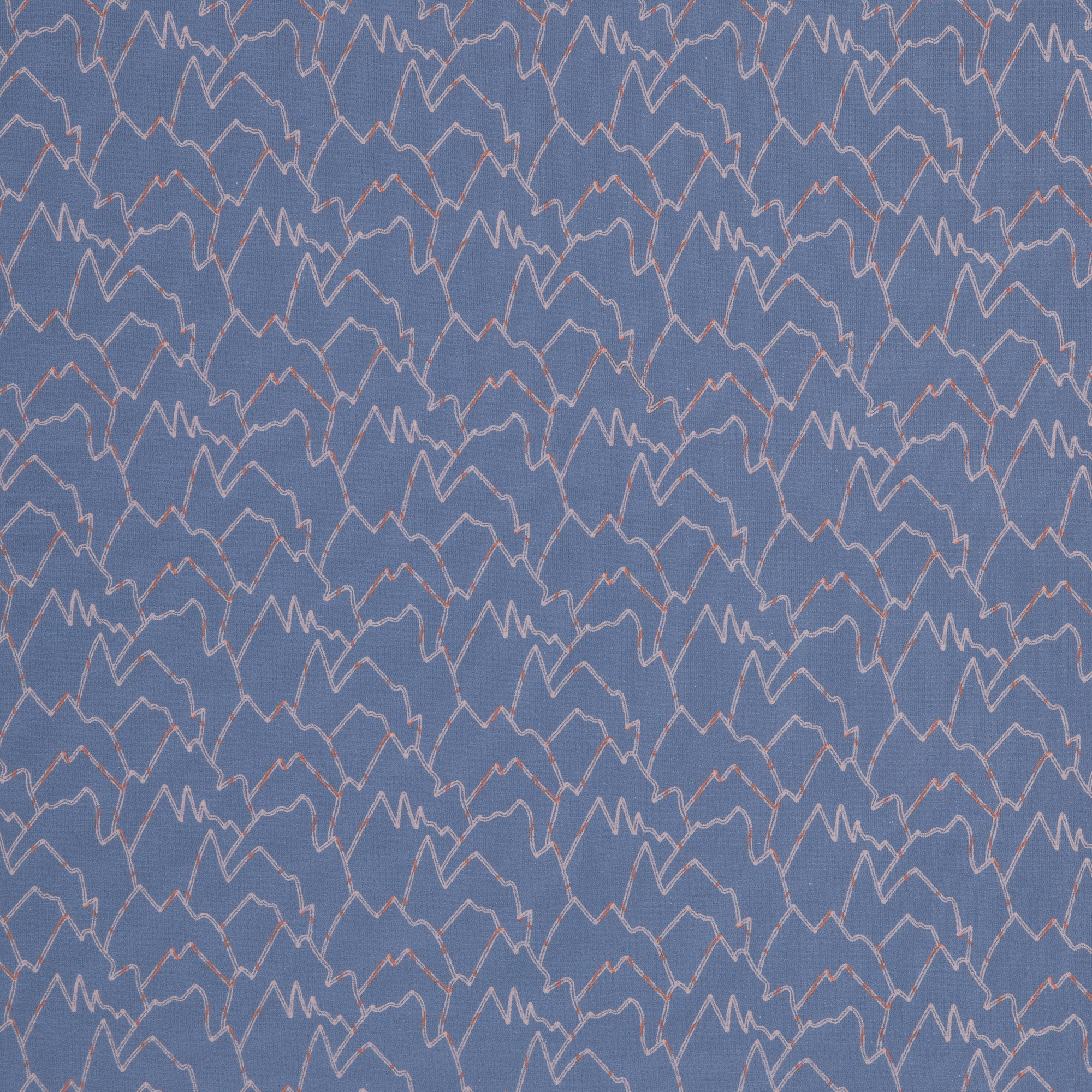 French Terry - "Mountain Climber" by Jolijou, blau