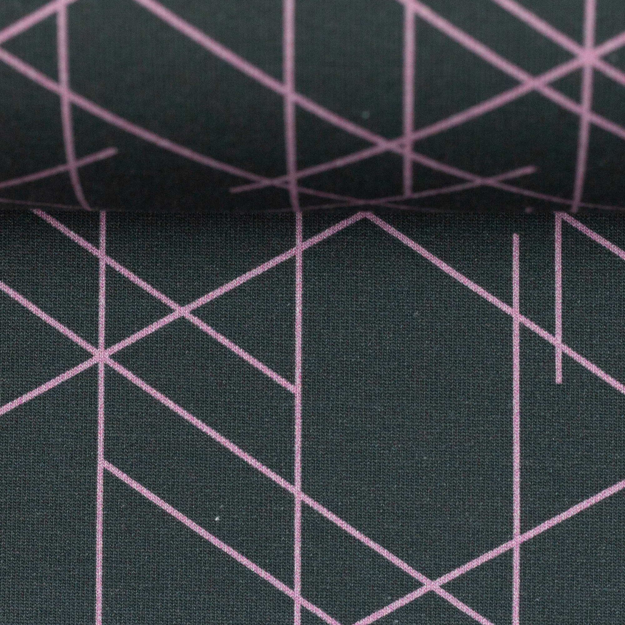 French - Terry - Streetstyle - Linien rosa