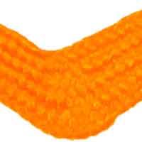 Zackenlitze - 5mm - Neonorange