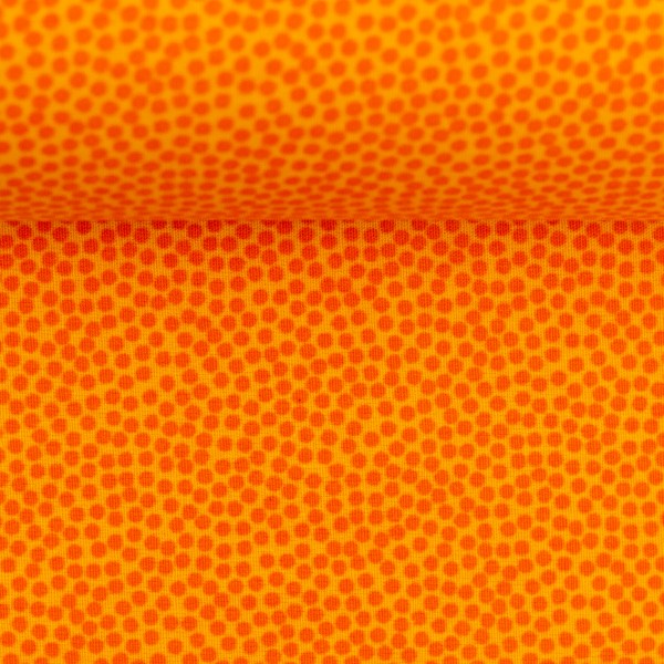 Baumwollgewebe - Dotty - orange