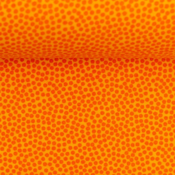 Baumwollgewebe - Dotty - orange