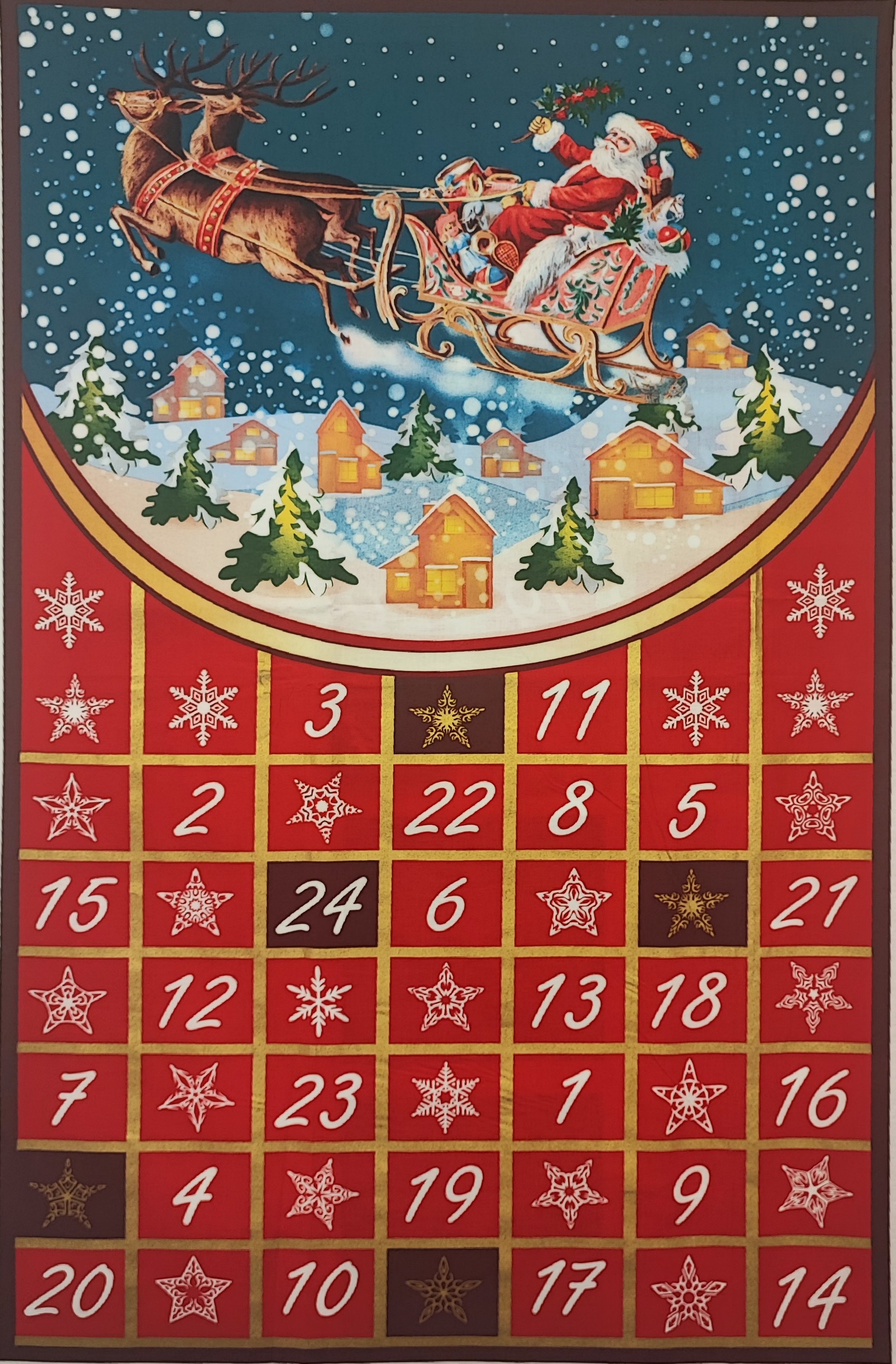 Adventskalender Panel - Weihnachtsmann