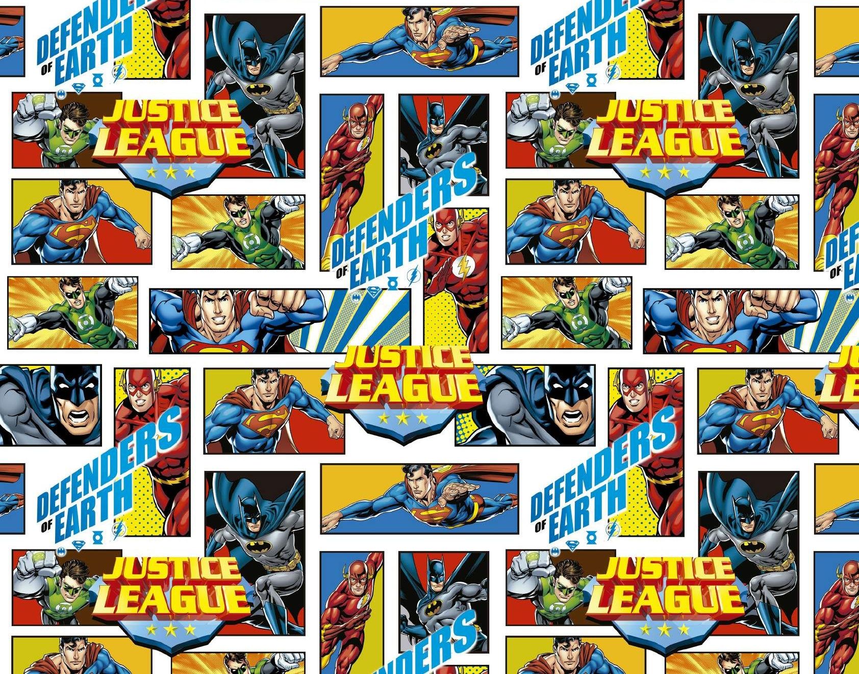 Baumwollgewebe - DC Comic's Justice League