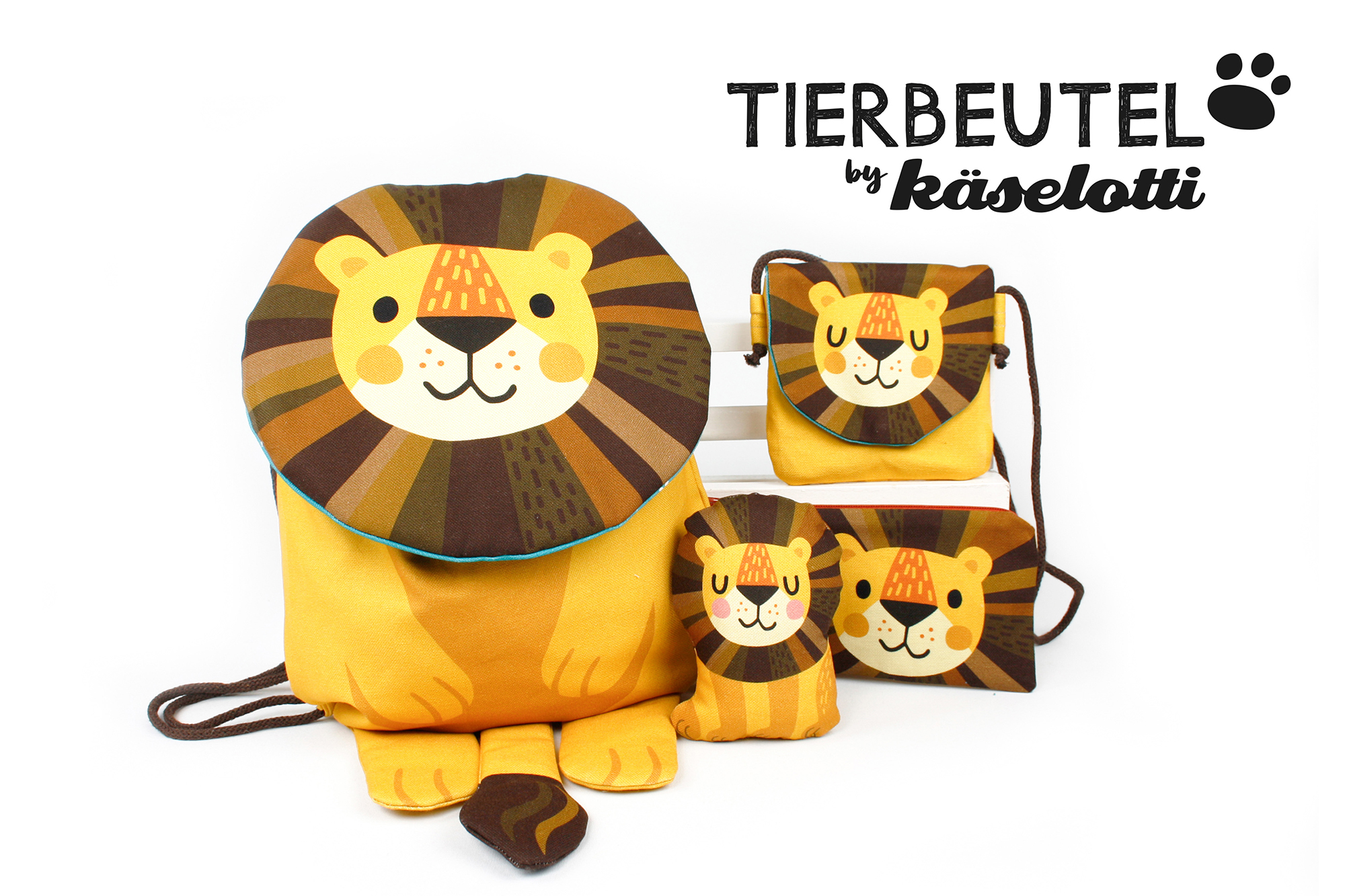 Tierbeutel Panel by Käselotti - Neue Motive - Löwe