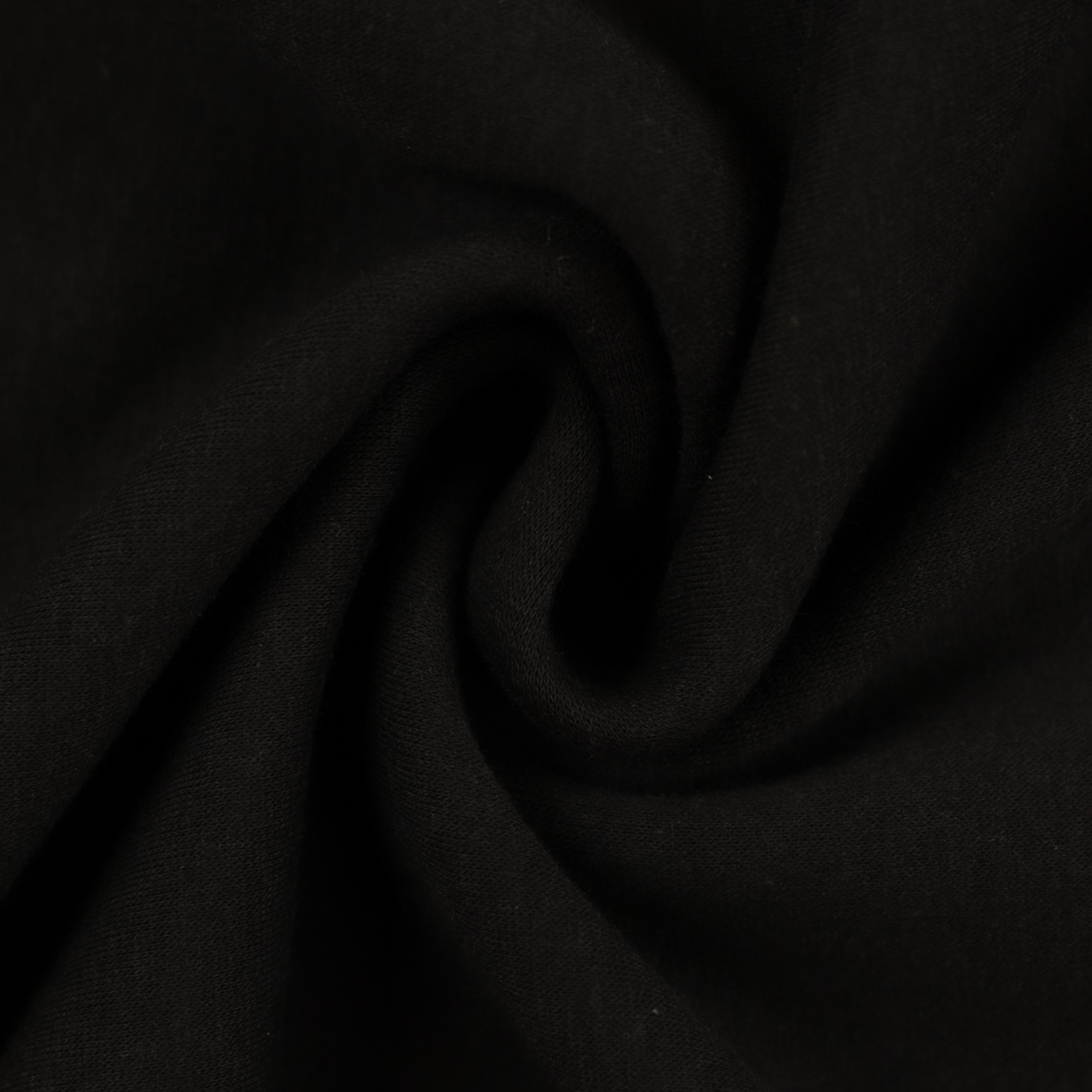 Alpenfleece uni - Liam in schwarz