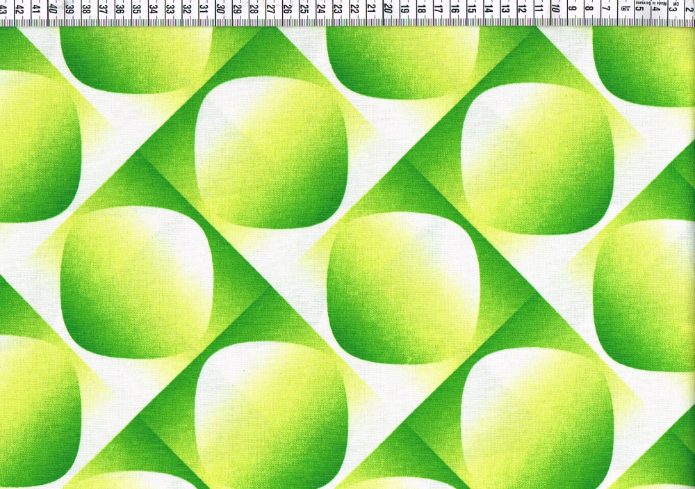 Dekostoff - Geometrisch gemustert, grüntöne