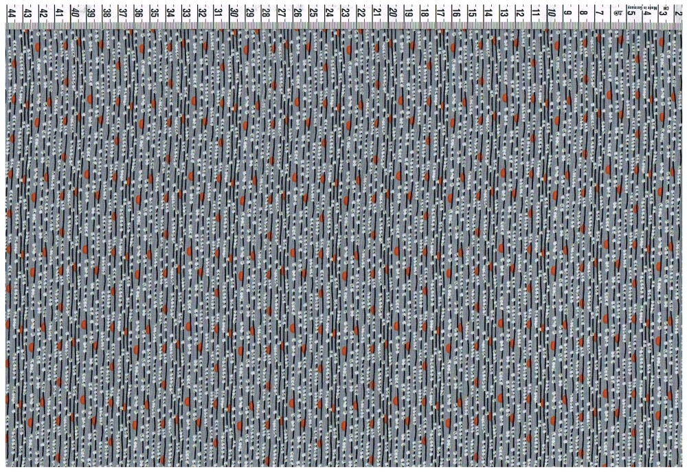 Viskose Gewebe - graphisches Muster grau