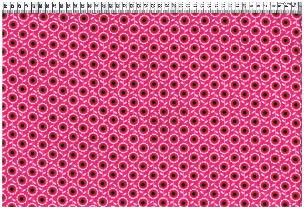 Cord - Blumen by Hamburger Liebe, pink